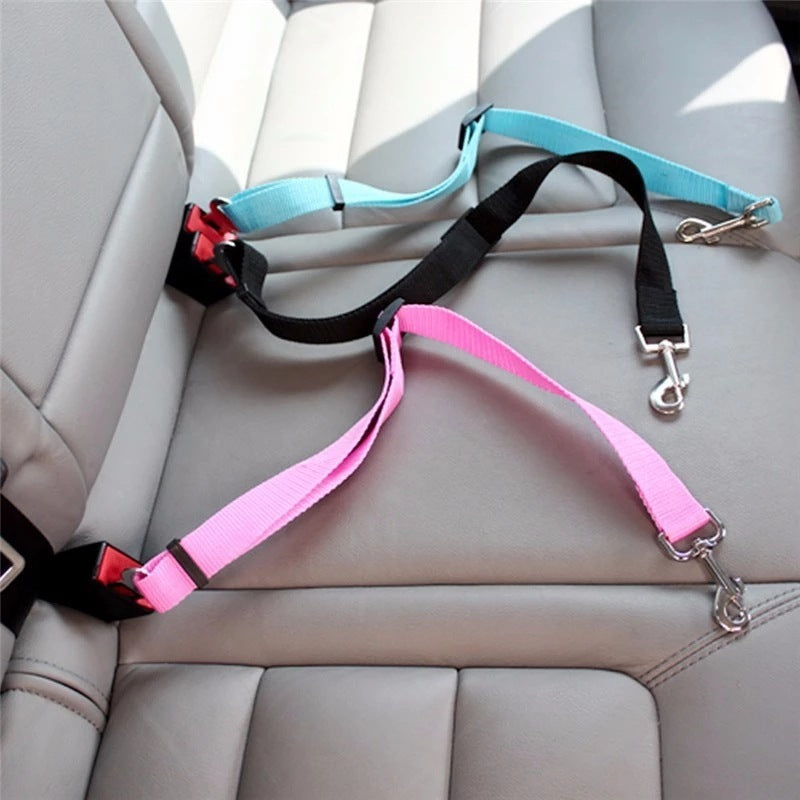 Adjustable Pet Car Seat Belt Harness | Keep Pets Safe & Still Enough to Move