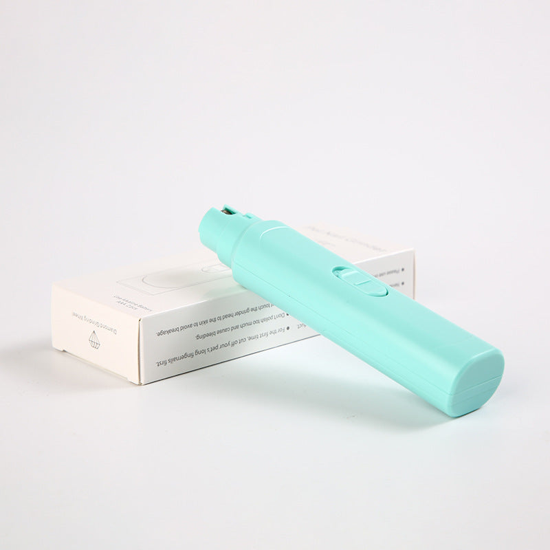 πΎ USB Rechargeable Pet Nail Grinder with LED Light π‘ | Safe & Quiet Grooming βοΈ