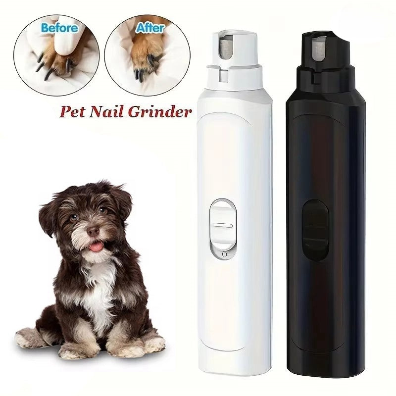πΎ USB Rechargeable Pet Nail Grinder with LED Light π‘ | Safe & Quiet Grooming βοΈ