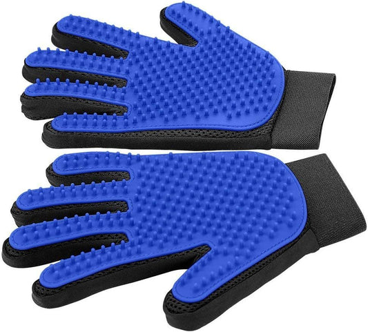 2‑in‑1 Pet Grooming Gloves | Massage, Detangle & De‑Shedding Mitts 🧤🐾
